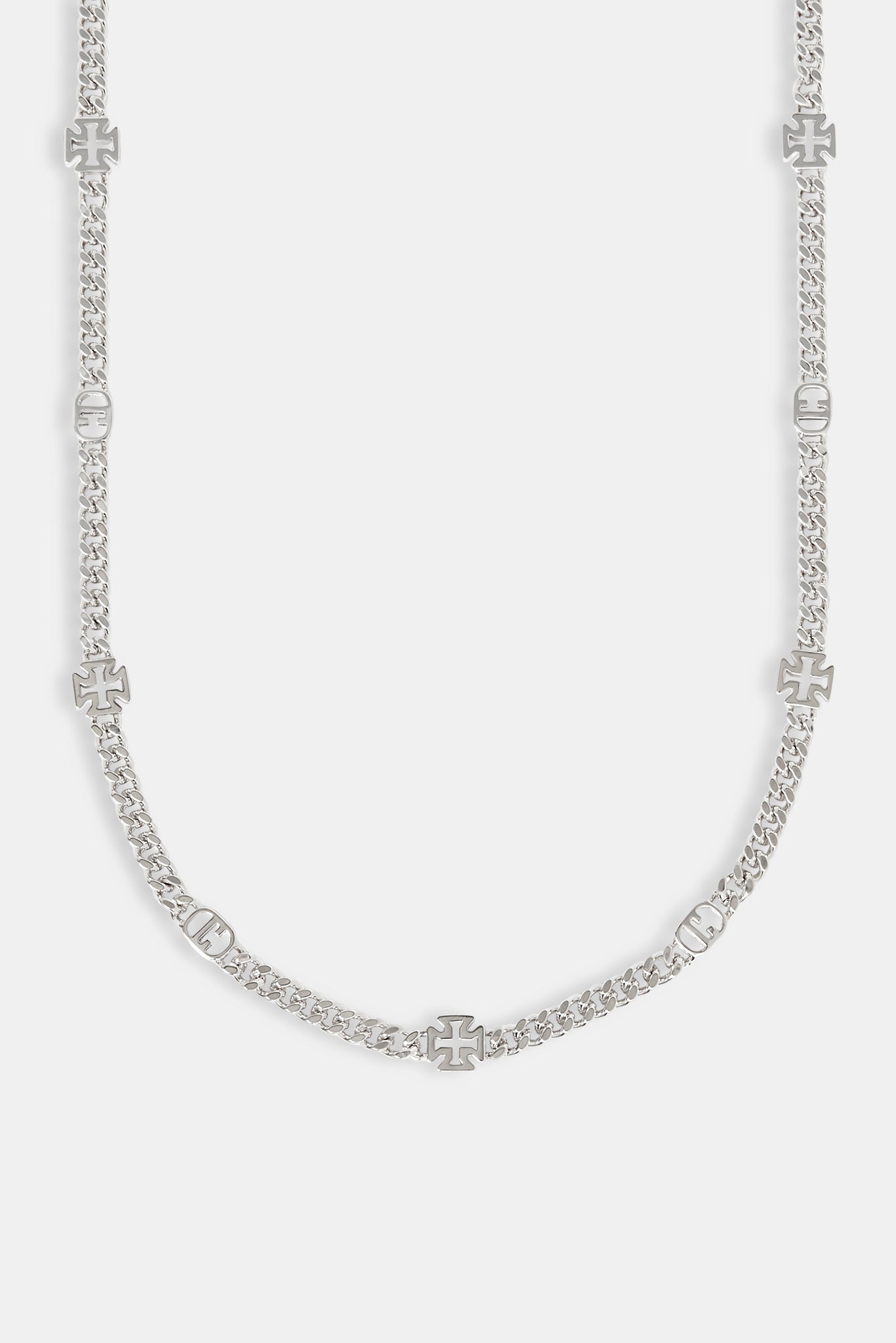 Kubanische Kette mit C- und Kreuzumriss – 6 mm